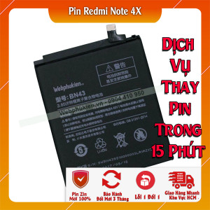 Pin Webphukien cho Xiaomi Redmi Note 4X  Việt Nam (BN43) - 4100mAh